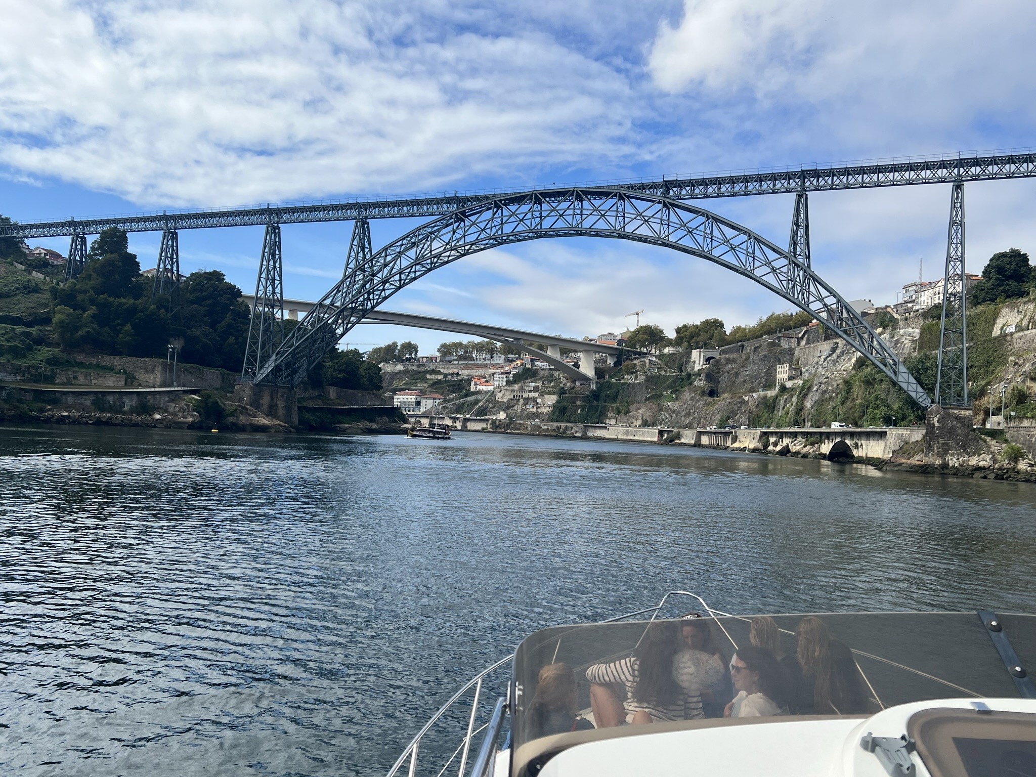 7 Bridges yacht tour Porto — Ribeira skyline