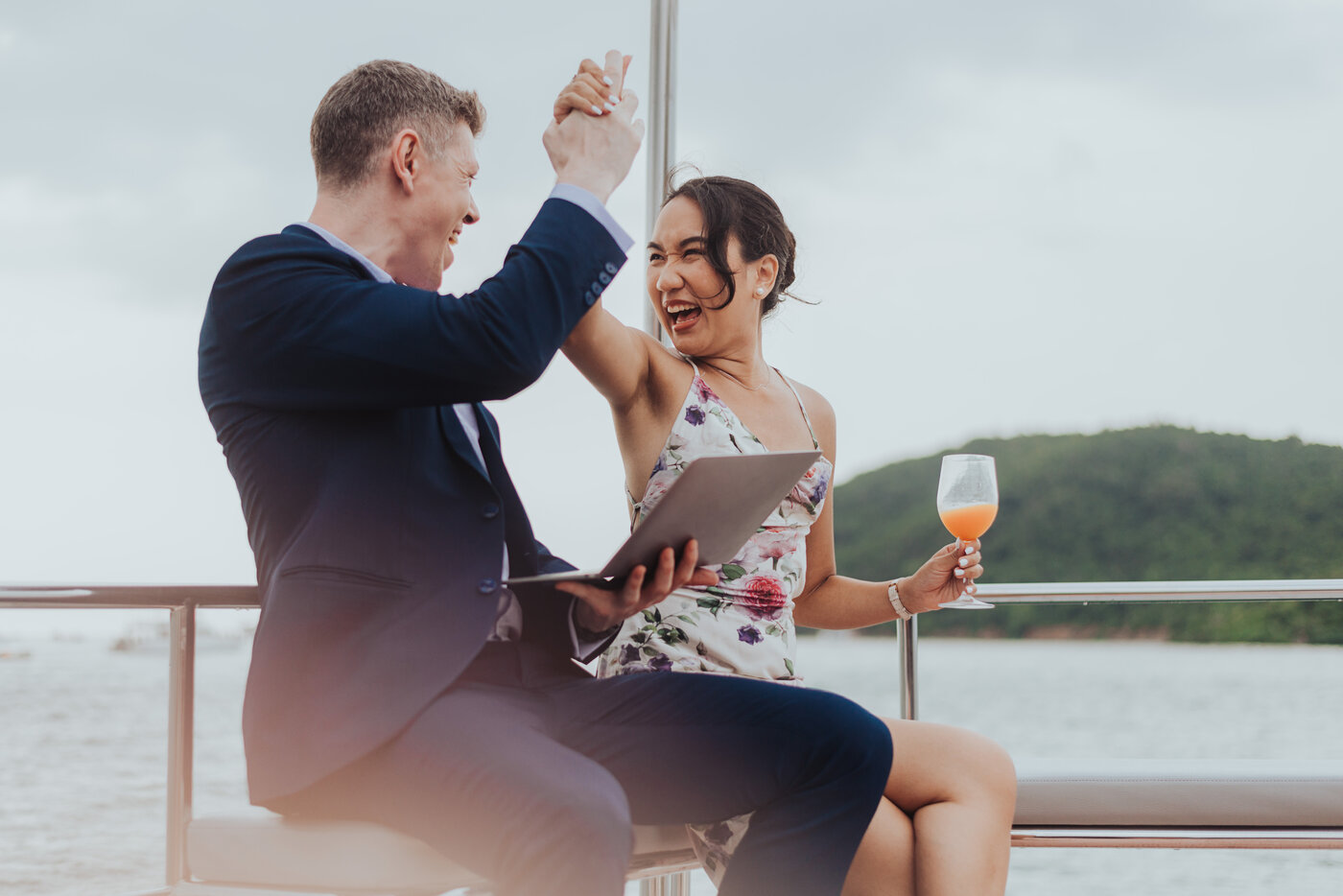 Team building and corporate event on a private sailboat in Porto